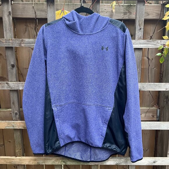 Women’s Under Armour ColdGear Funnel Neck Run Hoodie - Picture 1 of 2